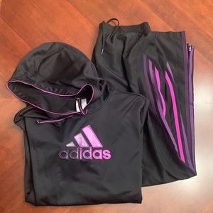 Adidas sweatshirt and pants